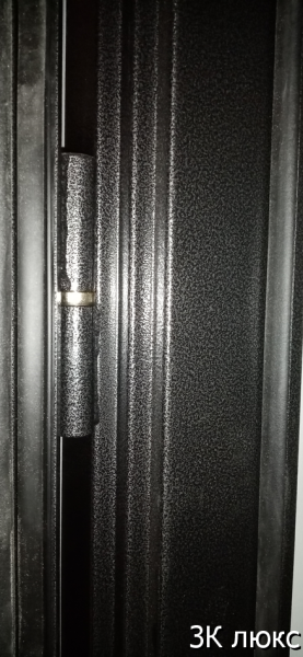 Дверь .  металл СТРАЖ 3К Люкс-2 960*2050*90 прав Антик серебро/ лиственница беленая  минплита