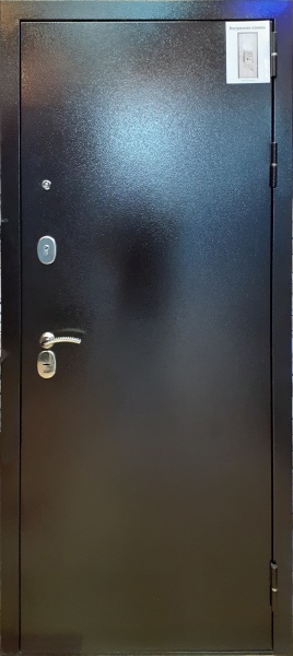 Дверь .  металл СТРАЖ MIRROR 960*2050*90 прав Медный аник/Беленый дуб  зеркало