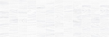 Плитка 200*600 Laparet Zen декор мозаичный белый MM60070