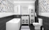 Плитка 60*600 Laparet Alabama бордюр узор серый