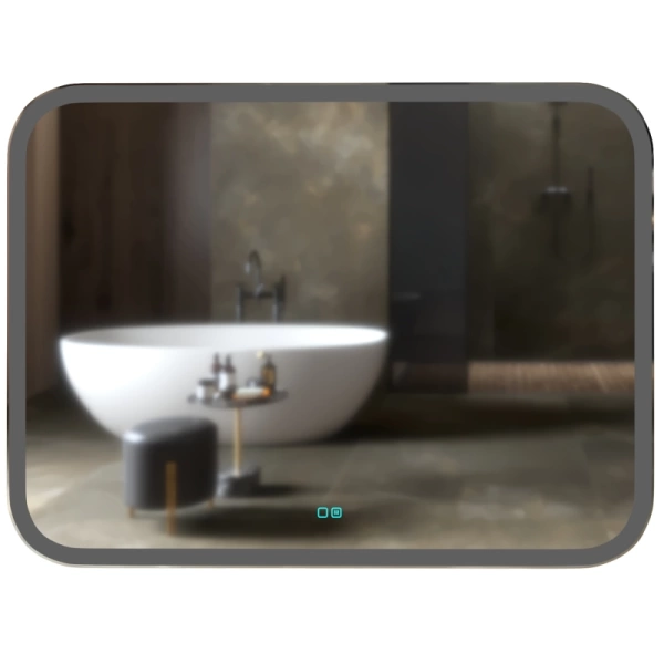 Зеркало MIXLINE 915*685 "Стив-2" (ШВ) сенсорный выключатель, светодиодная подсветка+подогрев