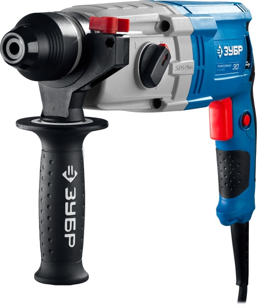Перфоратор SDS-plus ЗП-30-900 К, 900Вт, 3 режима, 3,3Дж, кейс ЗУБР Профи