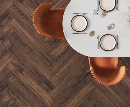 Керамогранит 200*1200 Laparet Wenge Cinnamon темно-коричневый матовый структурный