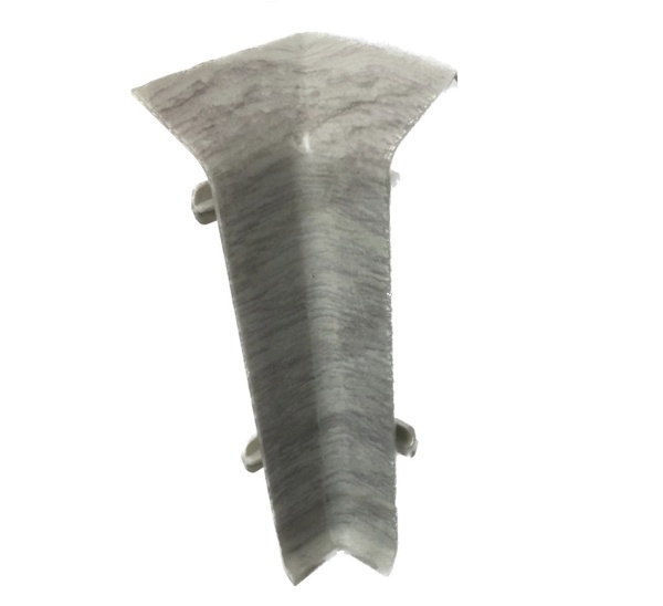 Плинтус пластик QVADRO 80  305 угол внутренний 