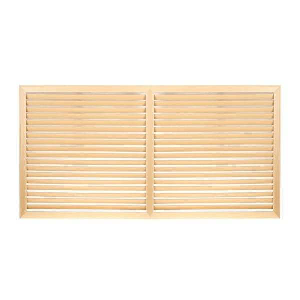 Решетка радиаторная бежевая 600* 600