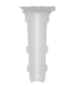 Плинтус пластик QVADRO 80  318 угол внутренний 