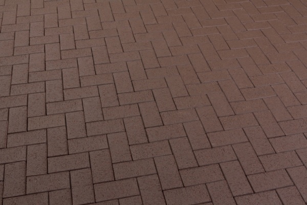 Плитка тротуарная Кирпич 200*100*60 коричневая 