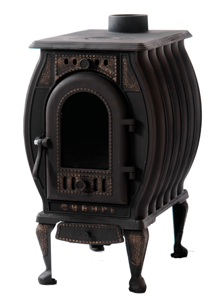 Печь отопительно-варочная СИБИРЬ  чугун, 120м3, D120, НМК