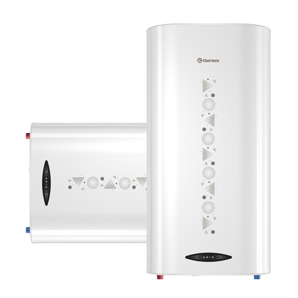 Водонагреватель THERMEX Aris 80V 80л, 2,0кВт, тэн EcoDryHeat, универ.монтаж, прямоуг.
