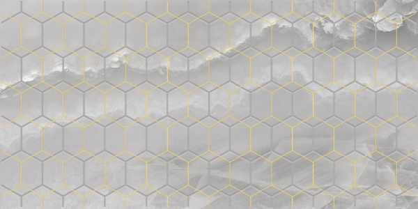 Плитка 250*500 Laparet Prime декор серый