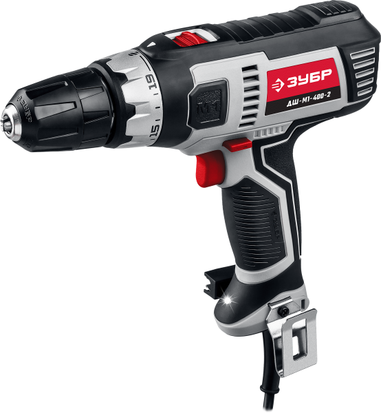 Дрель-шуруповерт электр. ДШ-М1-400-2 400Вт, 40Нм, реверс, (коробка) ЗУБР