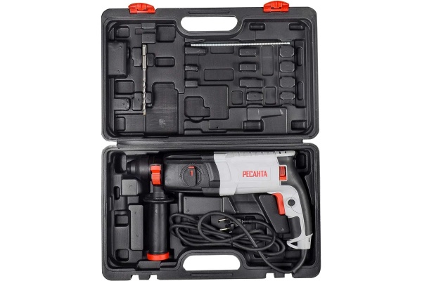 Перфоратор SDS-plus П-32-1000К, 1000Вт, 3 режима, 5,2Дж, кейс Ресанта