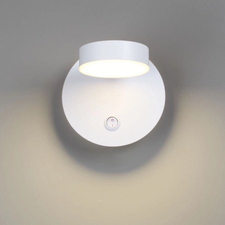 Бра LUMION LEDIO LARK 5632/7WL  бел./дерев. LED  3000K 7W
