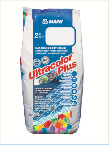 Затирка д/швов белая 2,0кг MAPEI ULTRACOLOR PLUS № 100