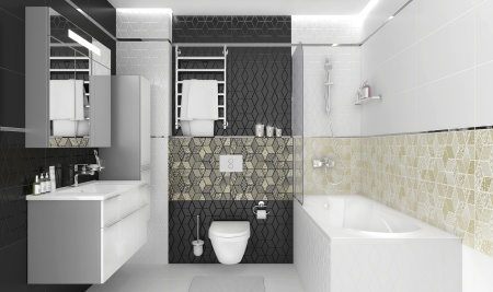 Плитка 300*600 Laparet Tabu Bomond декор черный