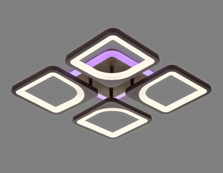 Светильник светодиодный FA442/4 CF кофе 78W  520*520*80 ПДУ 