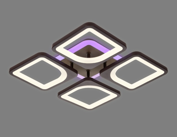 Светильник светодиодный FA442/4 CF кофе 78W  520*520*80 ПДУ 