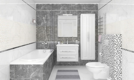 Плитка 300*600 Laparet Crystal Resonanse декор коричневый