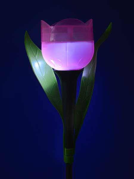 Светильник сад.на солнеч.батарее Pink Tulip USL-C-451/PT305, UL-00004276