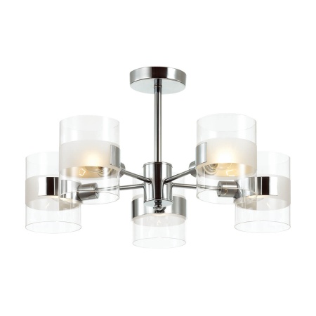 Люстра потолочная LUMION RUNA,  3706/5C хром, 5*40W E14,