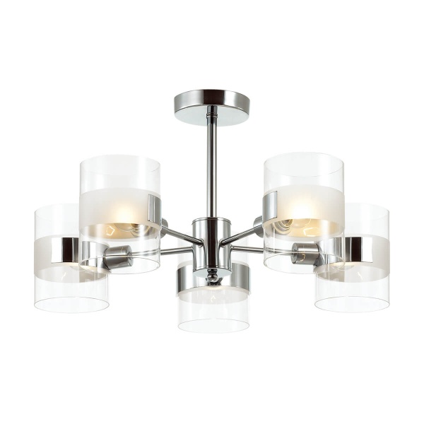 Люстра потолочная LUMION RUNA,  3706/5C хром, 5*40W E14,