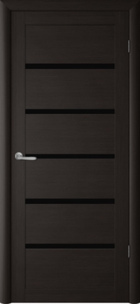 Дверн.полотно Вена Темный кипарис  ДО 800 стекло черное 