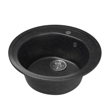 Мойка MIXLINE ML-GM11 круглая черная (308) 505мм