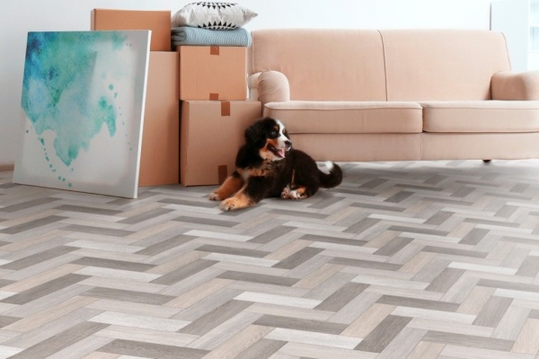 Линолеум 4,0м КомитексЛин Версаль NEW Бруклин 611 (100) уценка остаток 50%