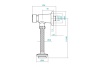 Кран для писсуара Гала нажимной 1WH302089 Santek