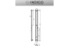 Полотенцесушитель Style 120/10 электро INDIGO белый