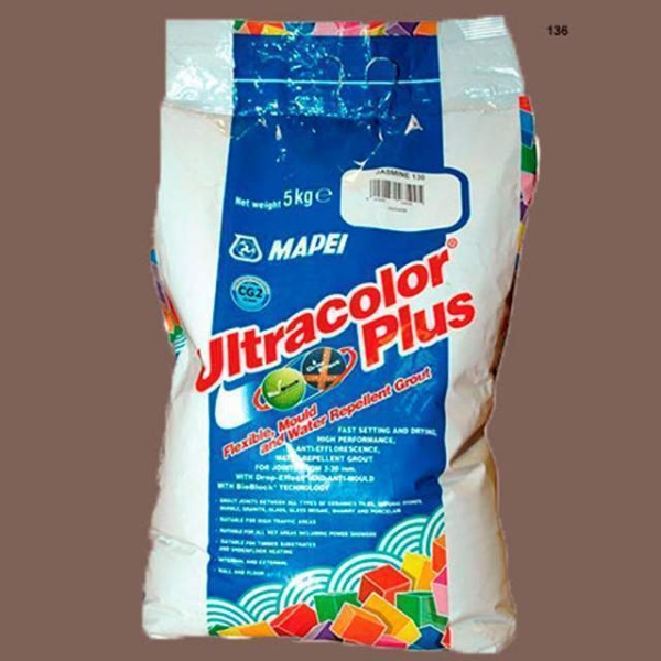Затирка д/швов кор./Гончарная глина 2,0кг ULTRACOLOR PLUS № 136 