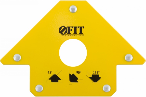Угольник для сварки "Стрелка" магнитный 45гр, 90гр, 135гр, 22кг