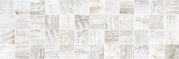 Плитка 200*600 Laparet Sweep декор мозаичный белый MM60114