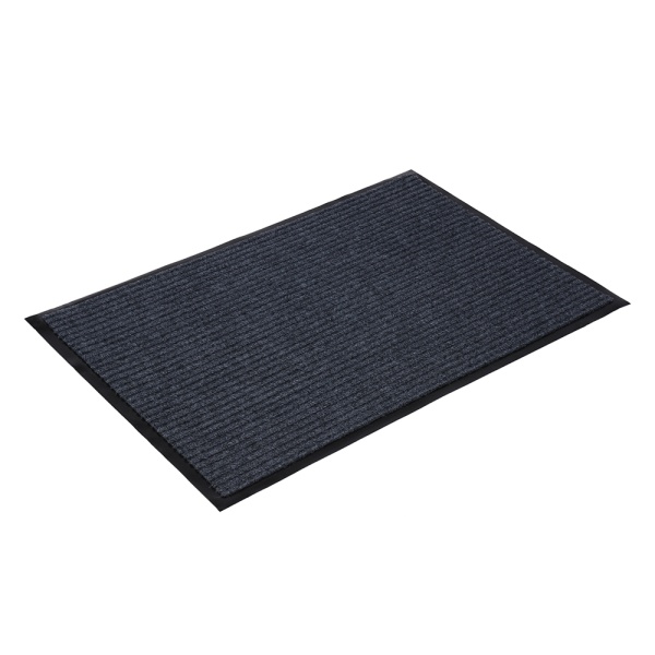 Коврик 60*90см VORTEX ребристый серый 22087/24195