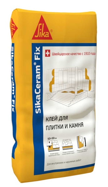 Клей плиточный SikaCeram® Fix 25,0кг, С0 Т