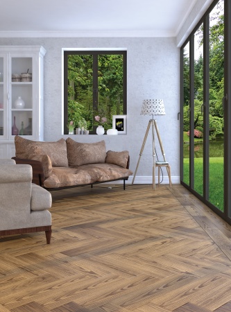 Керамогранит 151*600 Laparet Italo каштановый