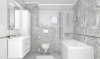 Плитка 300*600 Laparet Plazma Nuance декор белый