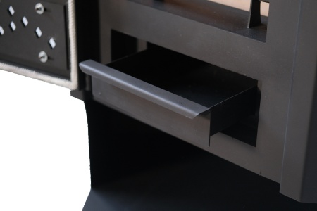 Печь-камин СИБИРЬ-15, 250-375м3, D150, НМК