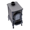 Печь-камин СИБИРЬ-6 чугун, 120м3, D115, НМК