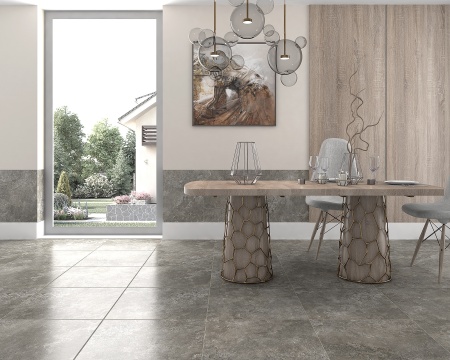 Керамогранит 600*600 Laparet Циркон серый обрезной SG645620R