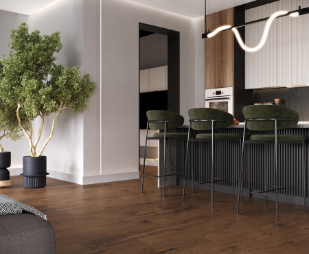 Керамогранит 200*1200 Laparet Wenge Rasperry коричневый матовый структурный