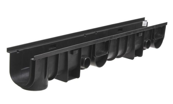 Канал водоотводной 60 (черный)  1,015*0,138*0,100м 