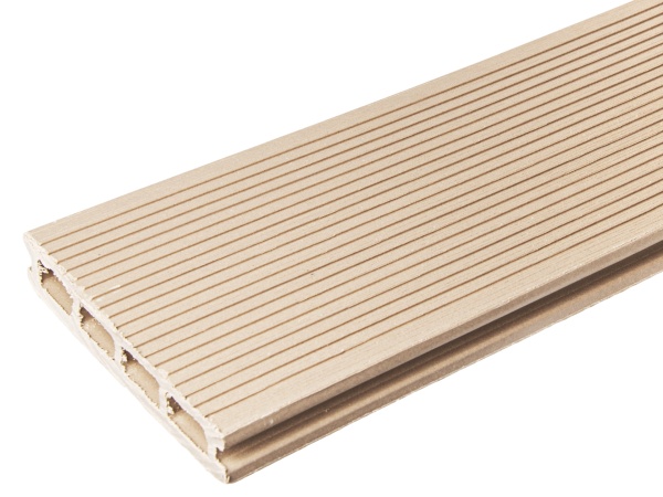 Террасная доска 25*150*4000мм 3D TalverWood брашинг слоновая кость 