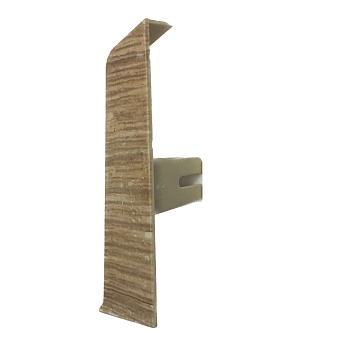 Плинтус пластик QVADRO 80  330 торцевик  прав