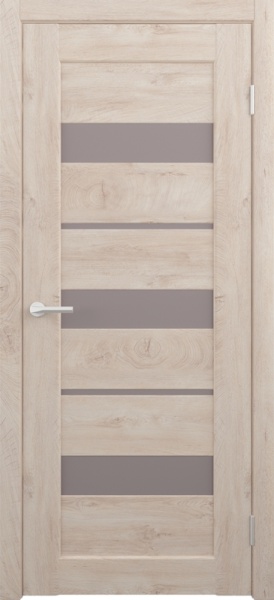 Дверн.полотно CPL Бостон дуб золотистый  ДО 700 стекло мателюкс бронза распродажа 50% 