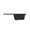 Мойка MIXLINE ML-GM19 с крылом, черная (308) 750*500*200мм