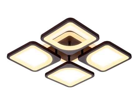 Светильник светодиодный FA442/4 CF кофе 78W  520*520*80 ПДУ 