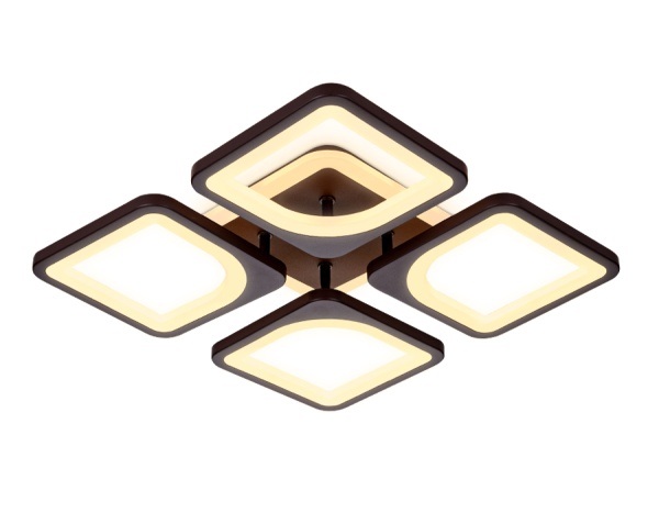 Светильник светодиодный FA442/4 CF кофе 78W  520*520*80 ПДУ 