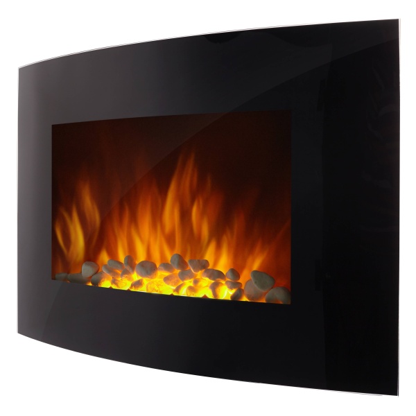 Электрокамин EFP/W-1200URLS 2,0кВт, 220В, 885х560х135мм, панорама, черный Electrolux