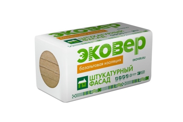 Минплита Эковер Экофасад Оптима 1,0*0,6*0,10м (0,24м3) 10кПа